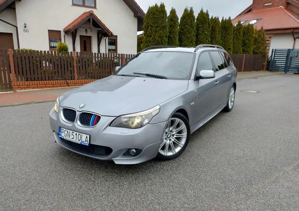 samochody osobowe BMW Seria 5 cena 32900 przebieg: 231000, rok produkcji 2007 z Witkowo